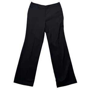 Alfani Dress Pant Trouser Black Plaid Stretch Career Workwear Womens 10 NEW